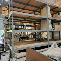 Industrial Shelving 72 in Wide x 24 in Deep Warehouse Storge Shelf Racks Heavy Duty Storage Units Similar To Uline Delivery Available 