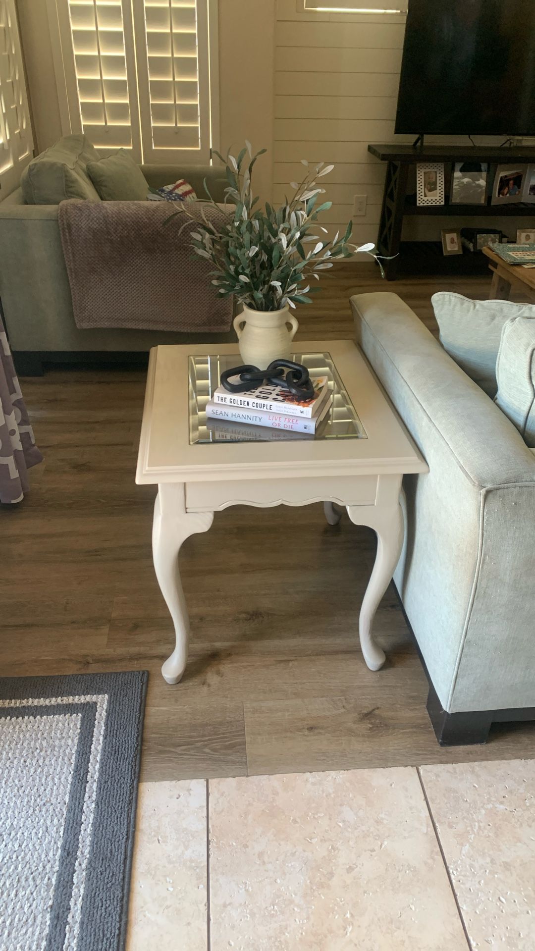 Glass Top end Table