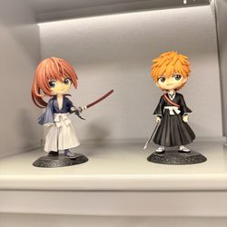 Bleach Ichigo & Kenshin Figures 