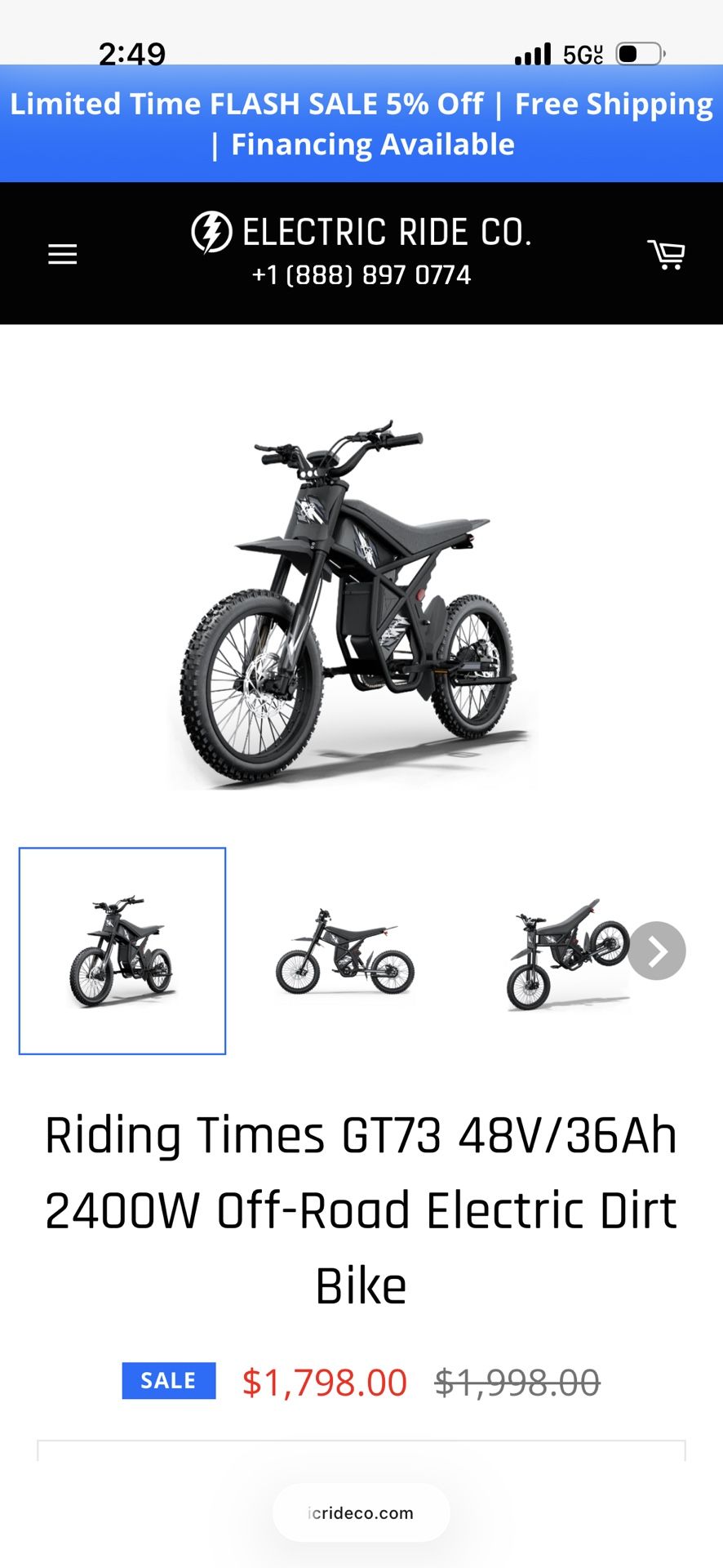 Riding Bike Gt73
