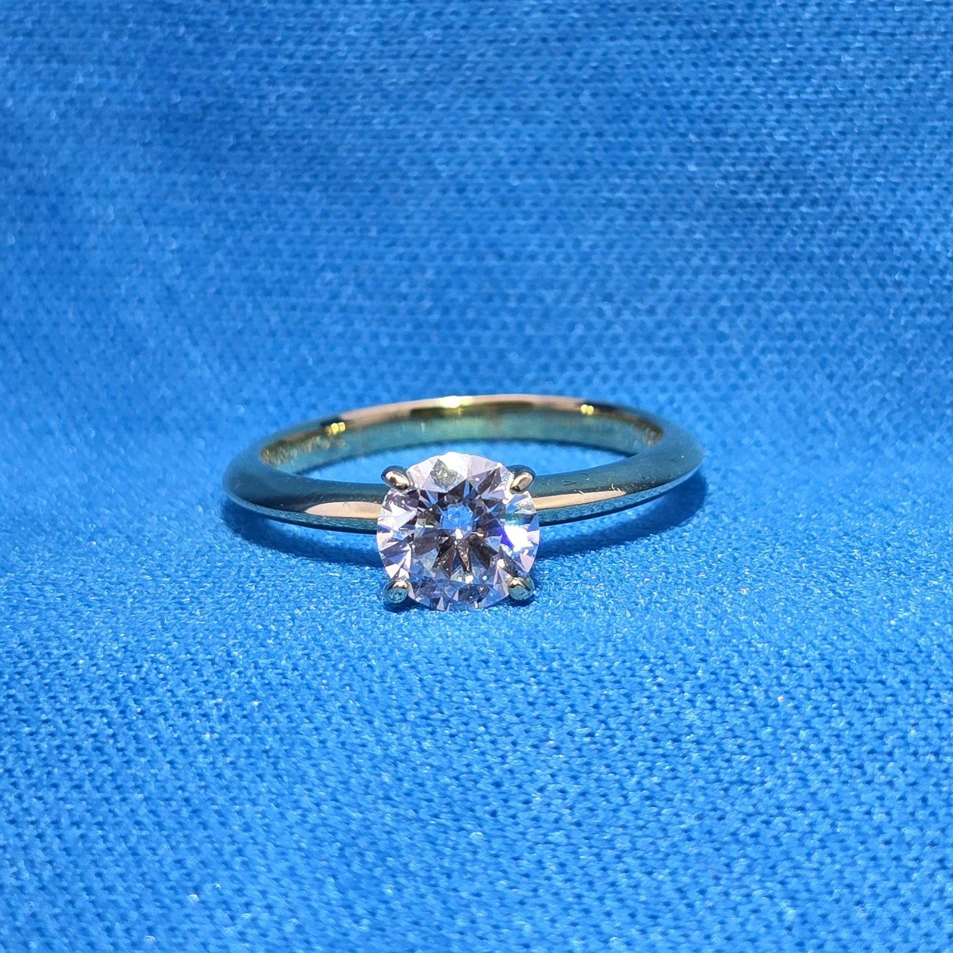 Moissanite 1.00 ctw Round Ring