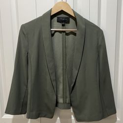 New without Tags Ann Taylor Olive Green Blazer Size 10 / Medium, Large