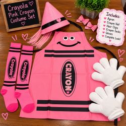 Customized Adult Pink Crayola Crayon