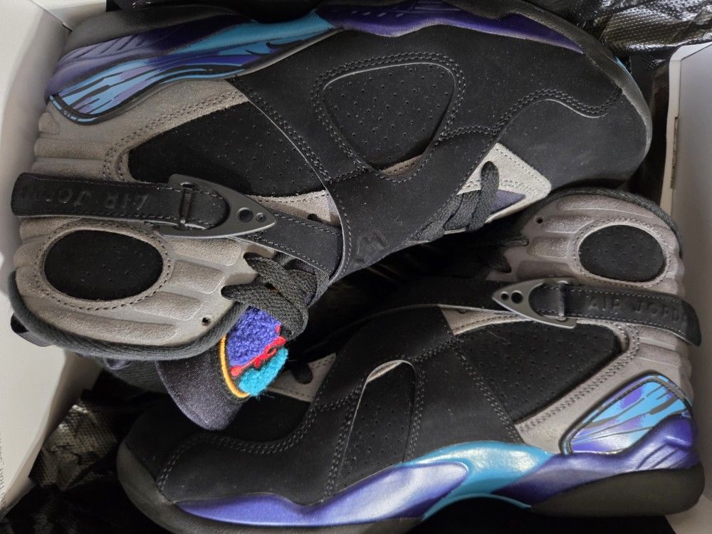 🔥EARLY RELEASE🔥UP FOR SALE ARE SOME JORDAN RETRO 8'S 🌊"AQUA"🌊 MEN'S SIZE 8.5/ 9.5 / 11 AVAILABLE ONLY❗️❗️❗️ ALL NEW W/BOX,💲275 EACH TAKES THEM