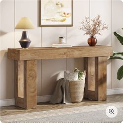 Tribesigns 63" Sofa Table, Console Table for Entryway
