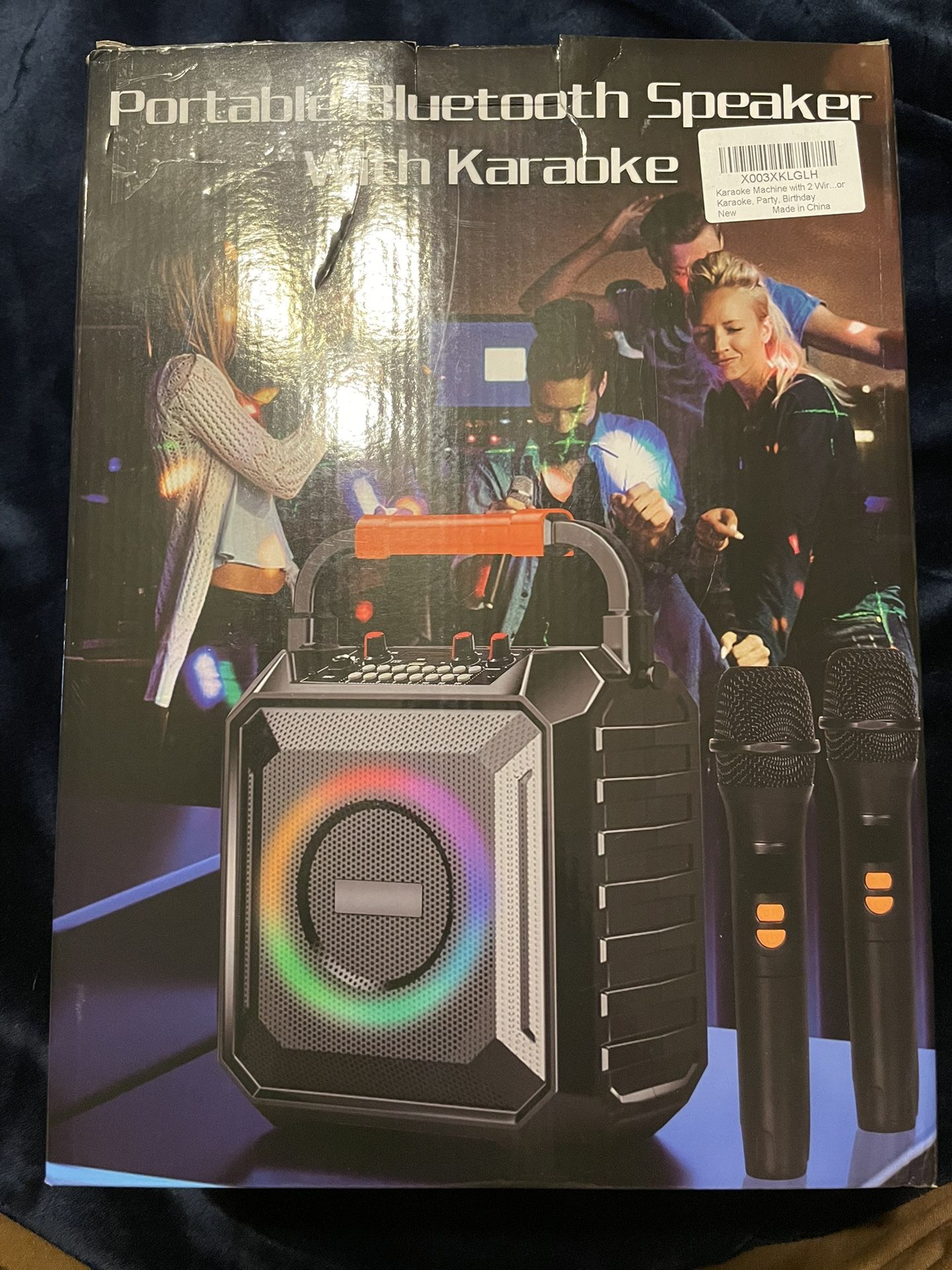 Portable Bluetooth Speaker With Karaoke