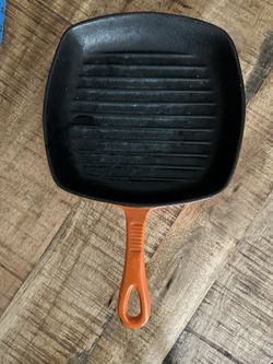 Cast-Iron Enamel Bacon Pan