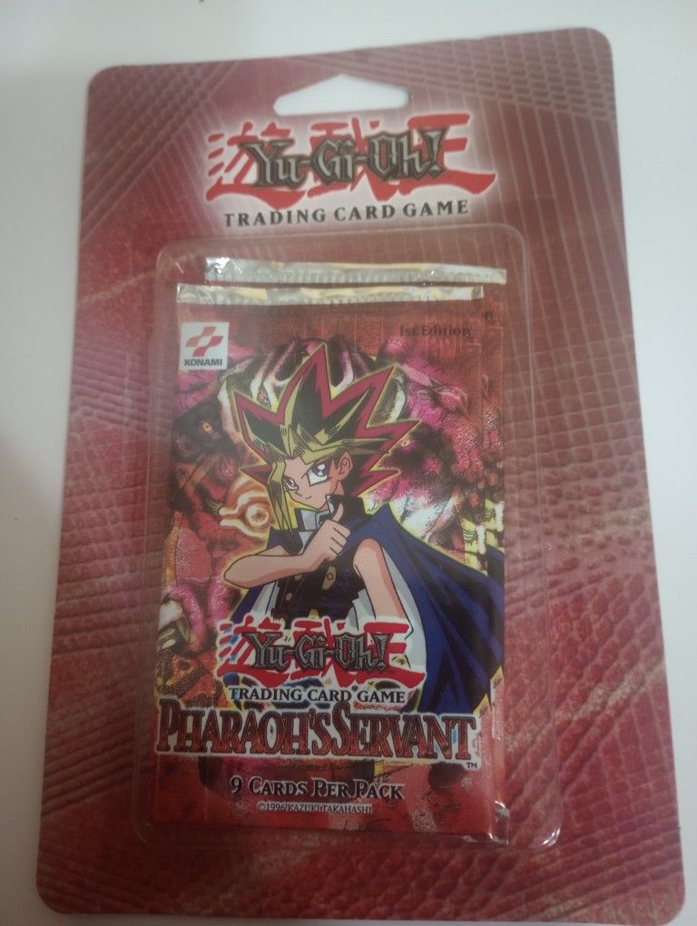 Yu-Gi-Oh 2002 First Edition Pharaoh's Servant Blister 2 Pack
