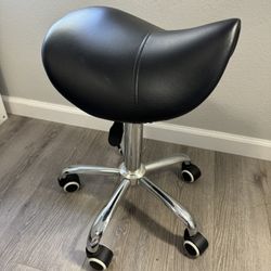 Adjustable Salon Saddle Stool Chair