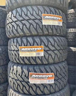 33x12.50R17LT Arroyo M/T Set Of 4 New Tires