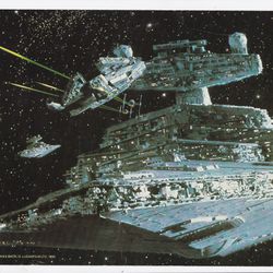 1980 Star Wars The Empire Strikes Back Imperial Star Destroyer Glossy Photo 8x11