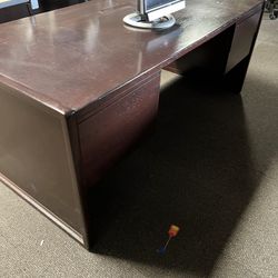 Solid Pine Wood Desk 
