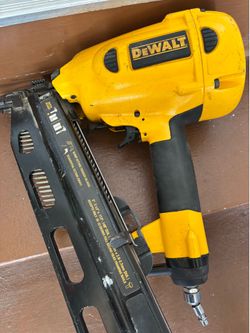 DEWALT compressor framing nailer.