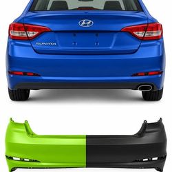 2015-2017 Hyundai Sonata - Painted Rear Bumper