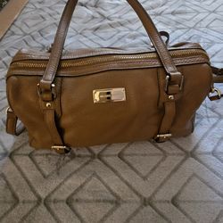 Michael Kors Bedford Legacy Medium Pebbled Leather Convertible Satchel