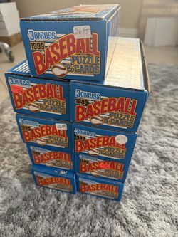 1989 Donruss Baseball Puzzle and Card Boxes