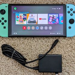 Nintendo Switch OLED Console & Charger