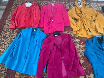 Coats , Different Colors ,  Different Size ,  Looks Like new. , Size  ( Medium , Large , Small  )  Each For