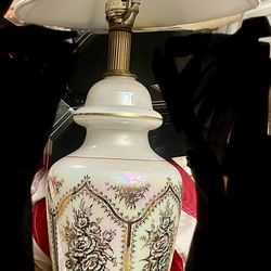 1960's Vintage Iridescent Lamp   