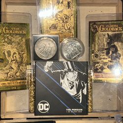 DC Mint  1 ounce of silver Colorize the penguin DC 1875/1967 Saint Francis goes 