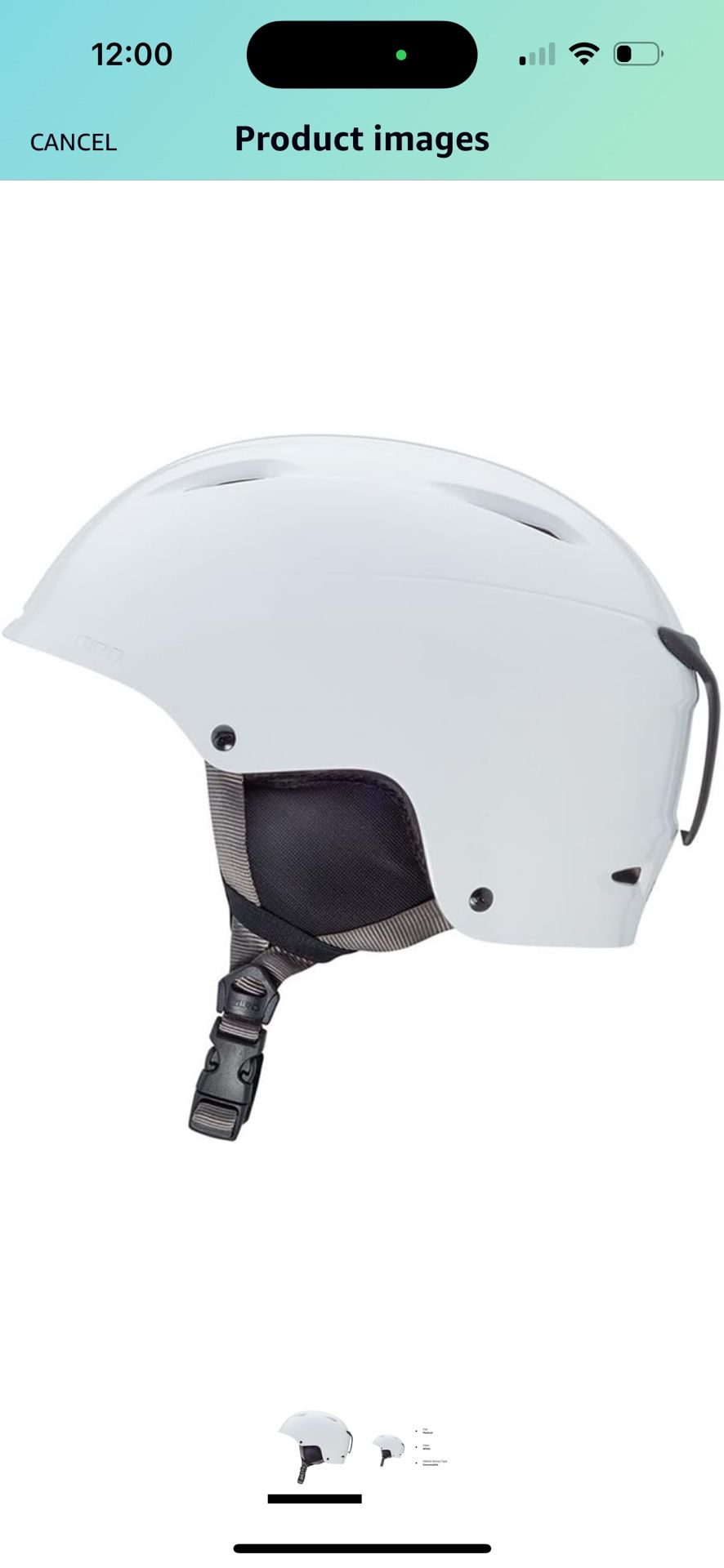 Giro Bevel Snow Helmet - White Medium