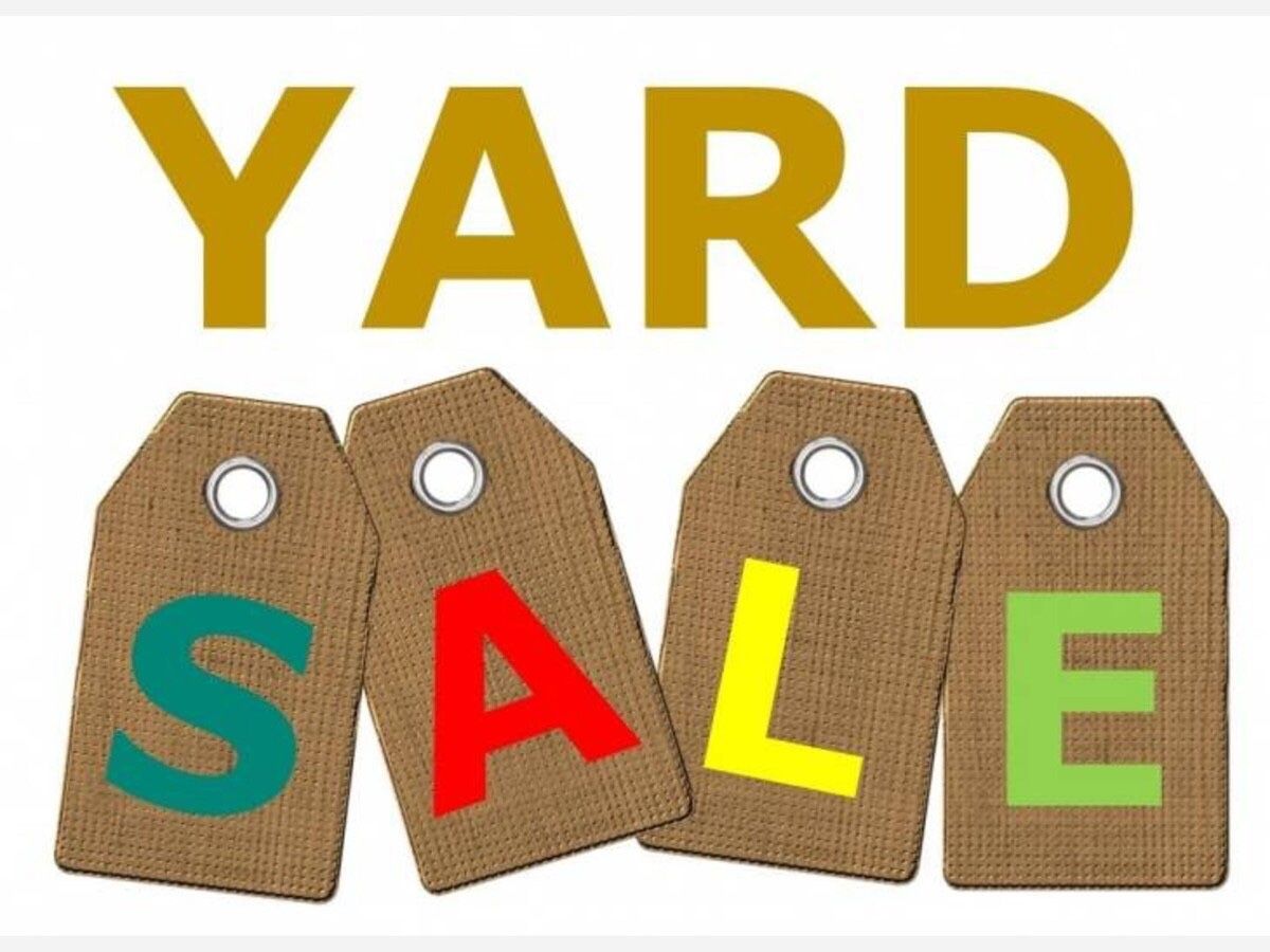 Yard sale Saturday July 5th