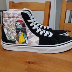 Vans Sally Nightmare Before Christmas Edition Glow In The Dark Women's Size  9.5 