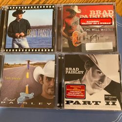 Lot of 4 Brad Paisley Country Music CD’s