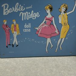 1963 Barbie and Midge doll case 