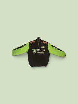 Kawasaki Monster Energy Jacket Motorcycle Racing Bridgestone Racing Men’s Sz. XL