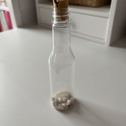 Message in a Bottle Gift Kit - Bottle, Cord, Cork, beach sand and seashells