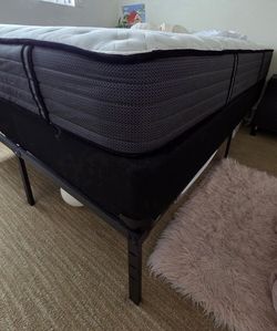 Queen mattress and frame