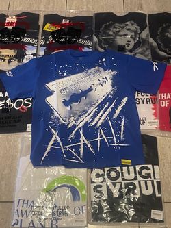 ASAAL That's A Awful Lot of Cough Syrup Blue Graphic Tee