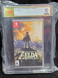 THE LEGEND OF ZELDA: BREATH OF THE WILD  (NINTENDO SWITCH) GRADED PSA 10 A++