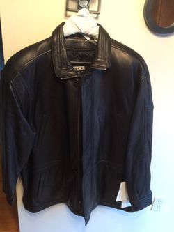 Leather jacket for mean size extra-large