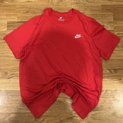 2 Nike Red And Blue Tees