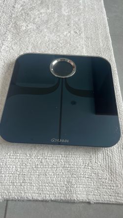 YUNMAI black bathroom scale