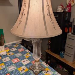 Antique Crystal Lamp