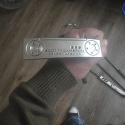 Scotty Cameron SELECT LAGUNA 2018 Putter 35" w/ Head Cover Shaft Original Steel