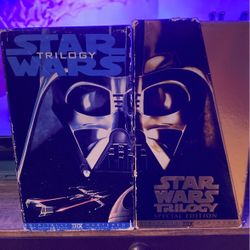 Star Wars trilogy VHS tapes