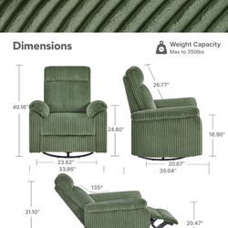 Green recliner