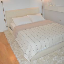 CB2 Queen Bed Frame & Mattress 