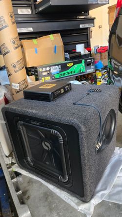 Kicker 12 inch L3 solo baric phoenix gold amp