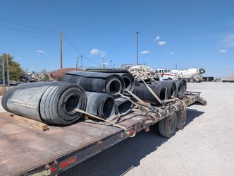 $4 per linear foot, 41" wide used conveyor horse mat, weight room floor