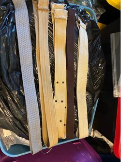 Big boy belts long used good conditions 5 piece set