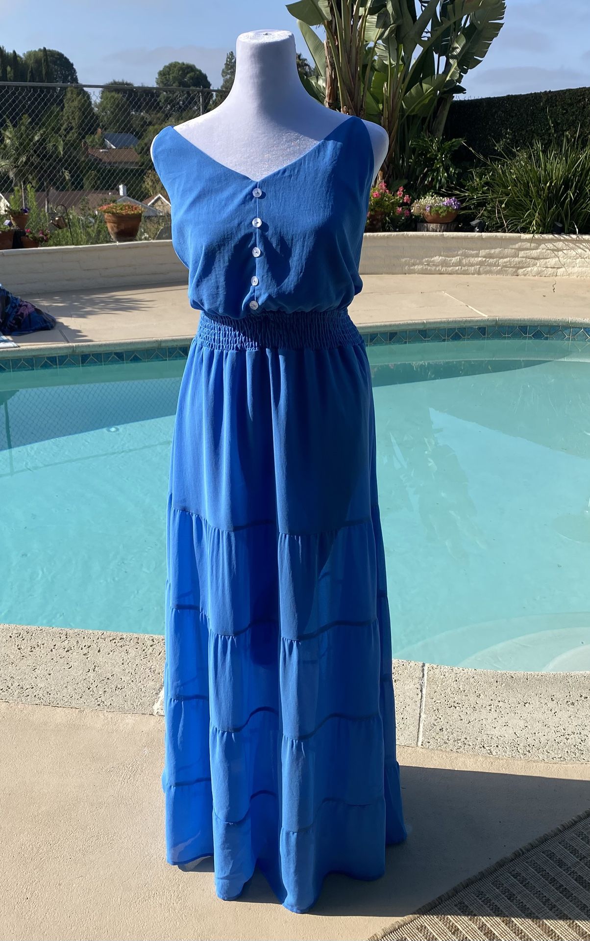 Dark Blue Maxi Dress