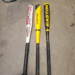 Three  Quality Tee Ball Bats  All 3 For $75  Selling As Lot