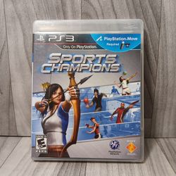 Sports Champions Motion Sony PS3 MOVE Game 2010 Family Fun Playstation 3 Very GD