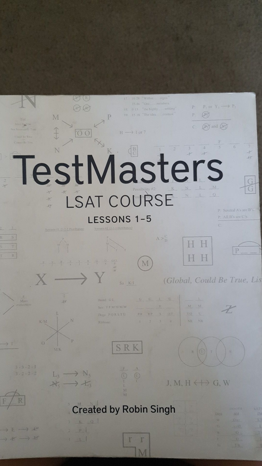 Test masters LSAT BOOK