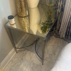 Glass End table